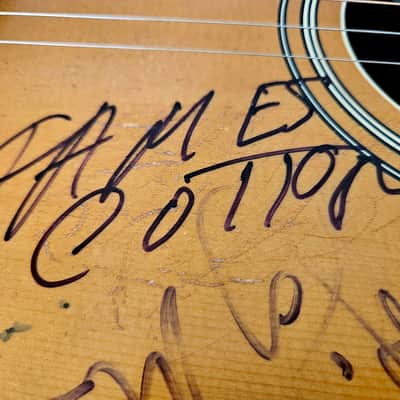 Robert Johnson Tribute Guitar - Delta Blues Parlor Guitar Autographed by BB King, Robert Cray, Buddy Guy, Jeff Healey image 16