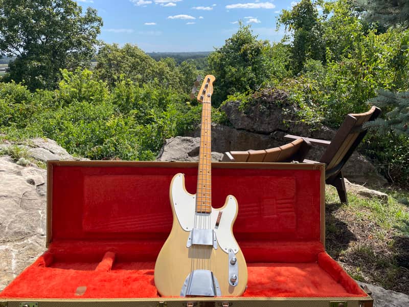 Fender Precision 1956 All Original Refin Bass 1956 image 1