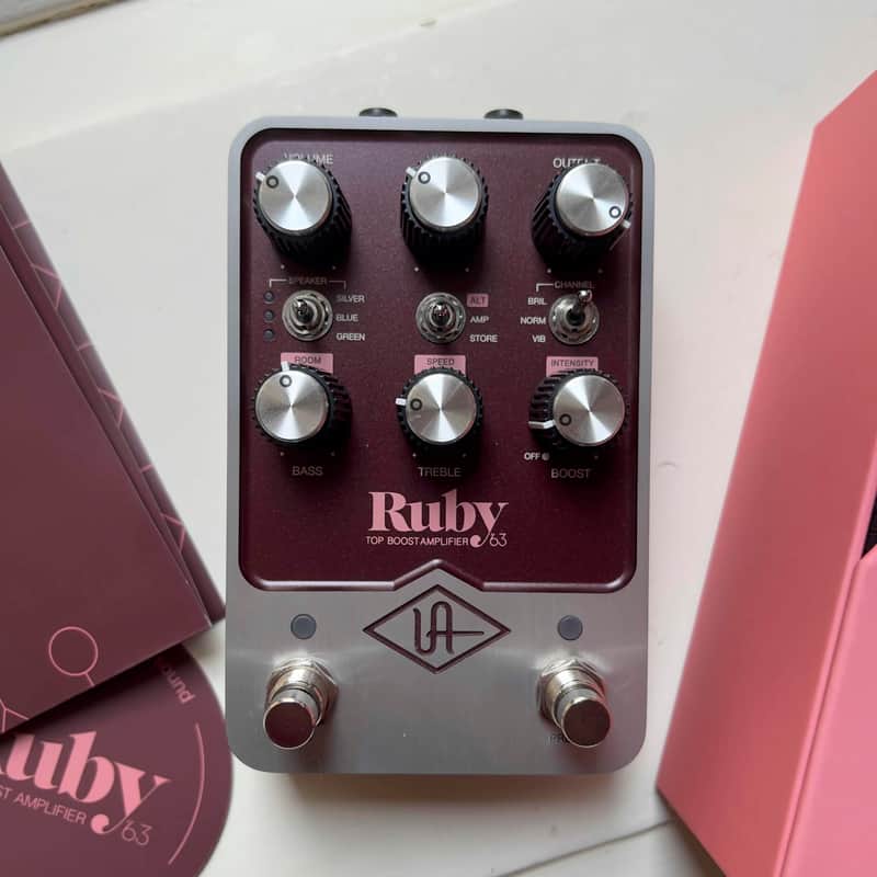 2022 – Present Universal Audio Ruby 63 Top Boost Amplifier Ru…
