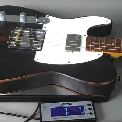 LEFTY! Musikraft Custom Relic Aged Satin Lacquer Tele Guitar Made in USA Classic Toneriders 7.4 Lb HSC image 13