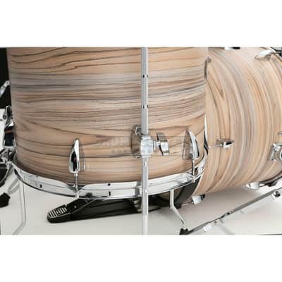 Tama Imperialstar 5pc Complete Kit w/18 Bass Drum Natural Zebrawood Wrap image 3