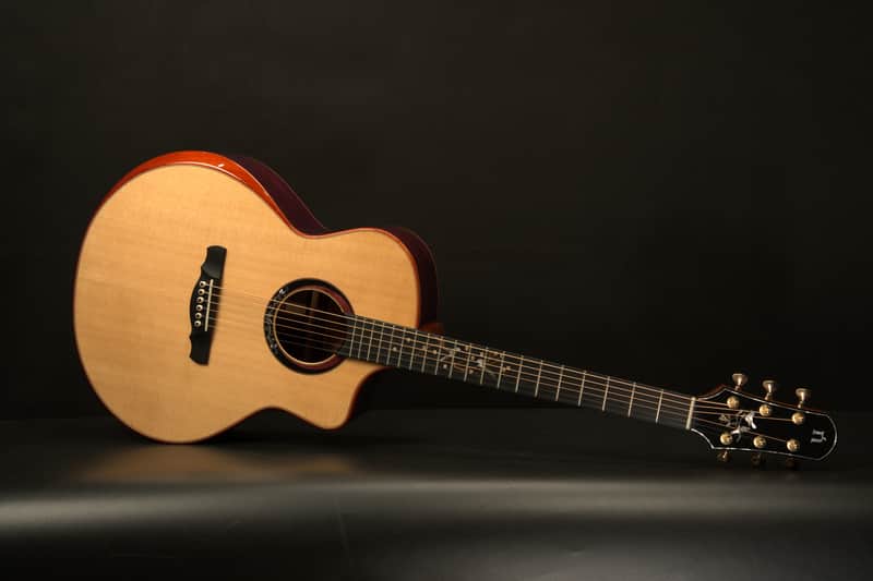 Natasha JC30 (Spruce) - Sitka Spruce and Purpleheart Acoustic Guitar 2023 - Gloss image 1