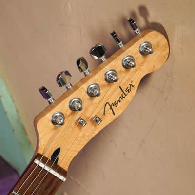 2006 Fender Korea Koa-Top Telecaster Electric Guitar (VIDEO! Fresh Work, Ready) image 3