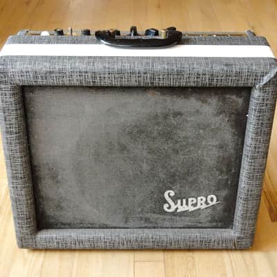1959 Supro 1624T Dual Tone Vintage Valco USA 1x12 Tube Amplifier Rola Jimmy Page image 1