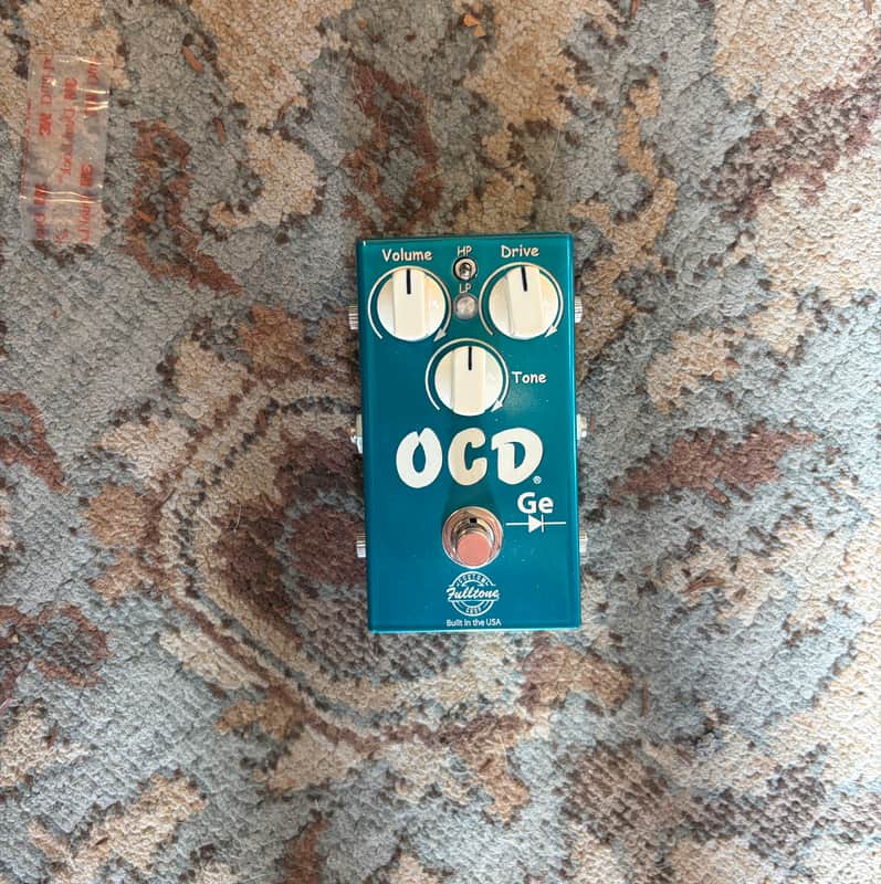 Fulltone Custom Shop OCD-GE Germanium Overdrive 2019 - Tahitian Teal image 1