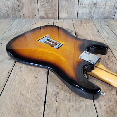 Fender Eric Johnson Thinline Stratocaster 2018 Sunburst Original Case & Paperwork - Sunburst image 16