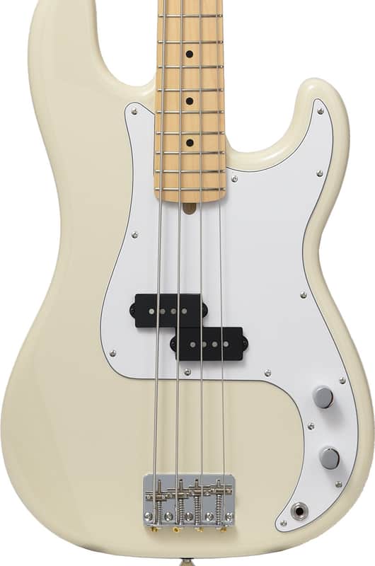 Bacchus Craft Japan Series - BPB-100EX - Limited Edition P-Bass - Olympic White - Maple Fingerboard image 1