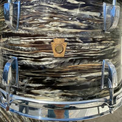 Holy Grail! Ringo Starr Ludwig Black Oyster Pearl 3 Piece Downbeat Drum Set image 10