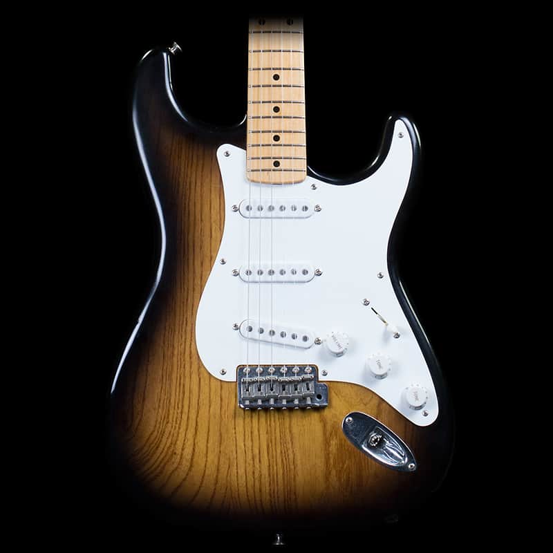 Fender Custom Shop 50th Anniversary '54 Reissue Electric Guitar (2-Tone Sunburst) image 1