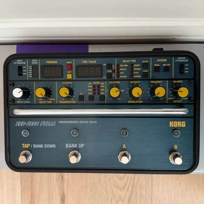 Korg SDD-3000-PDL Programmable Digital Delay Pedal 2010s - Black