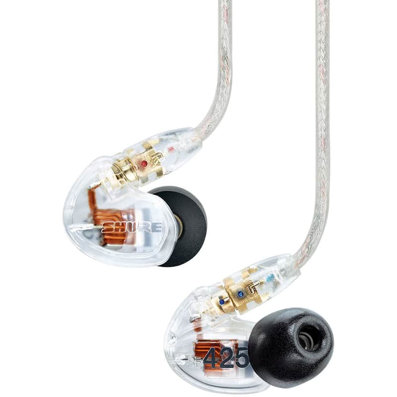 Shure SE425CL Dual Driver Earphone with Detachable Cable and Form image 1