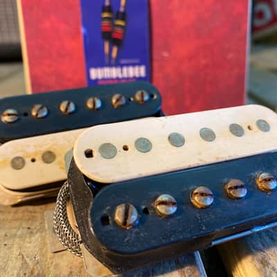 General Vintage Tone 1959 PAF Humbucker set Butyrate Zebra les Paul holy grail hand wound aged set image 2