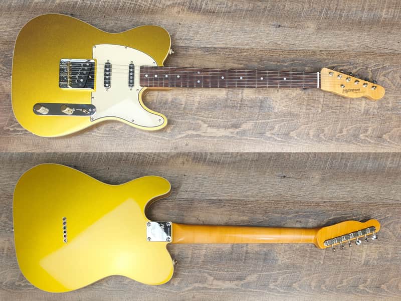 MyDream Partcaster Custom Built - Gold Nashville Quarter Pound Freeway image 1