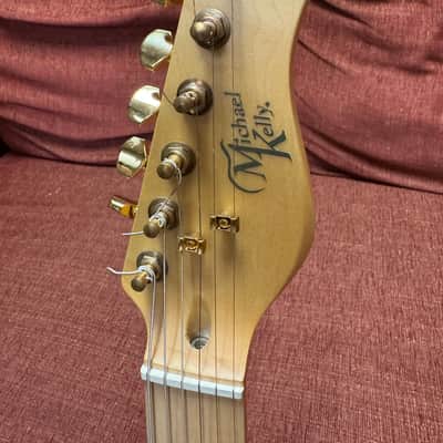 Michael Kelly CC60BB Custom Collection Double Cut HSS Burl Burst image 4