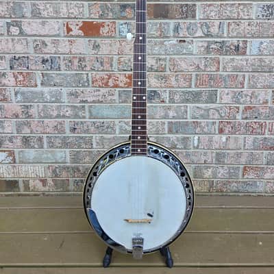 Vintage 1973 Fender Allegro 5-String Resonator Banjo w/ Chipboard Case! image 2