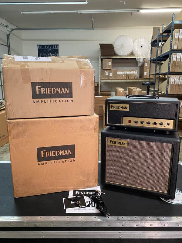 Friedman PT-20 "Pink Taco" 20-Watt Guitar Amp Head WITH Runt 112 Cab image 1