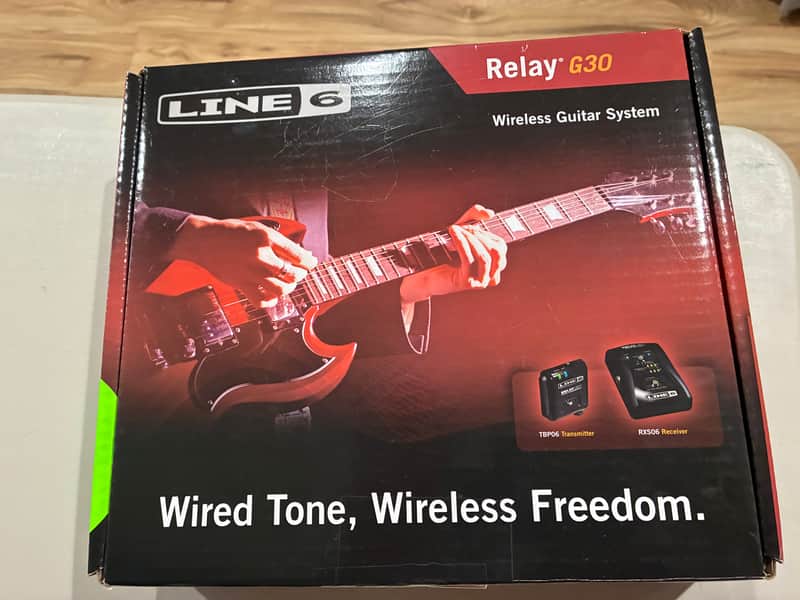 Line 6 Relay G30 Guitar Wireless System 2010s - Black image 1