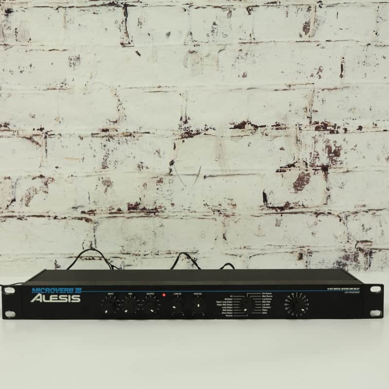 Vintage Alesis MicroVerb III Digital Reverb & Delay Rack Unit image 1