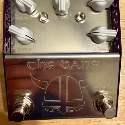 ThorpyFX The Dane Peter Honore Signature Overdrive / Boost 2010s - Silver / Purple image 2