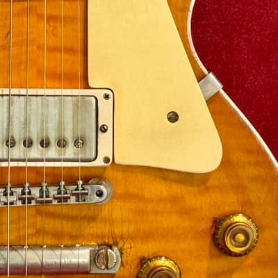 Gibson Custom Shop Les Paul Standard R9 (1959 reissue) Heavy Relic Tiger Burst with custom PAFs! image 13