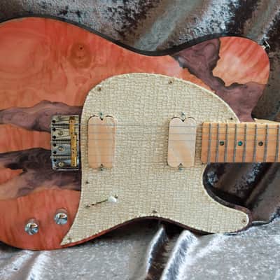 GB Liuteria Traditional Tele maple pink and purple resin image 6