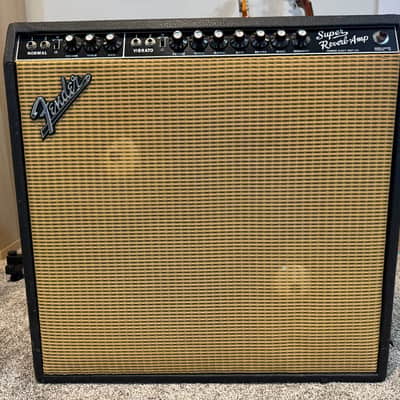 Fender Super Reverb 2-Channel 40-Watt 4x10" Guitar Combo 1963 - 1967 - Black Panel