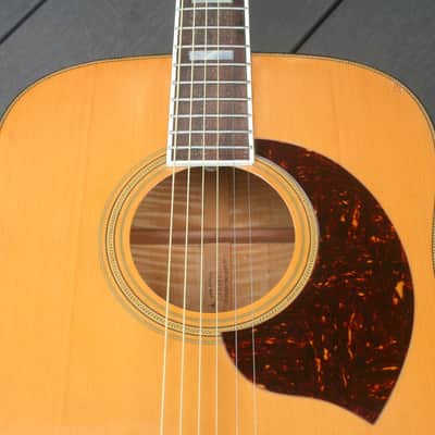 Yamaki YB400 Buffalo Head Dreadnought Guitar Circa 1980 Natural+Hard Case image 21