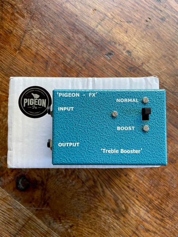 Mint Boxed Pigeon FX Hornby Skewes Treble Booster Ritchie | Reverb