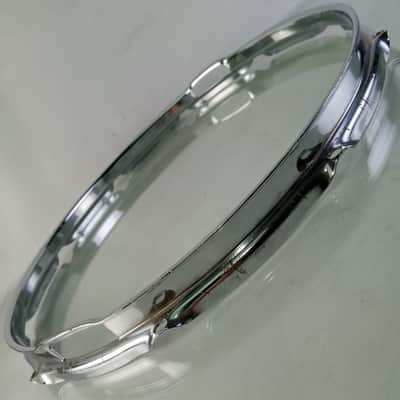Ludwig 14"Resonant COB Super-Sensitive Rim/Hoop Triple-Flange Snare Drum BRASS image 4