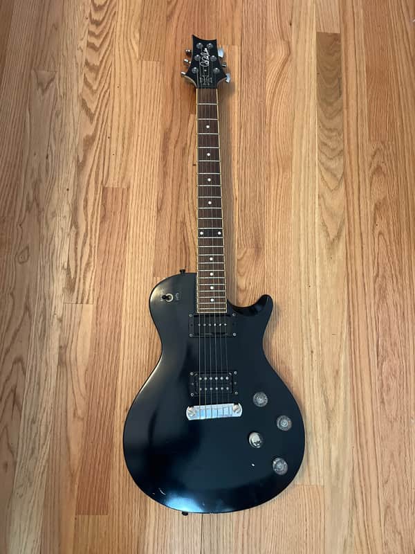 PRS SE Tremonti Silver 2002 - Silver/Black Top with added artwork image 1