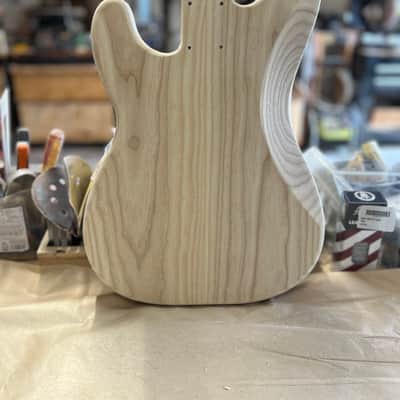 Madlad Instruments Ash PJ Precision Bass PBass Style Body (custom made with pride in north Texas) - Unfinished image 2