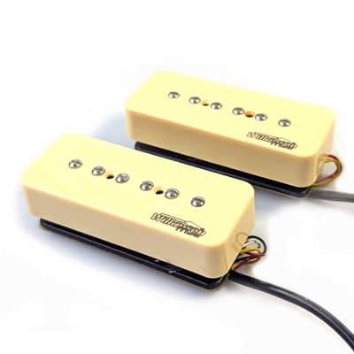 Fuzzy Duck™ Black Series Single Coil Pickups for Stratocasters (Bridge) - White with Logo image 4