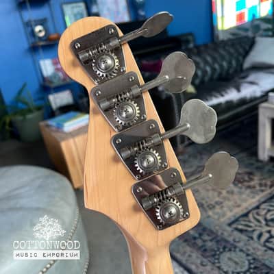 Fender Crafted in Japan (CIJ) 1975 Reissue Jazz Bass (JB75) – Natural Ash with Maple Neck (2004-2005) image 16