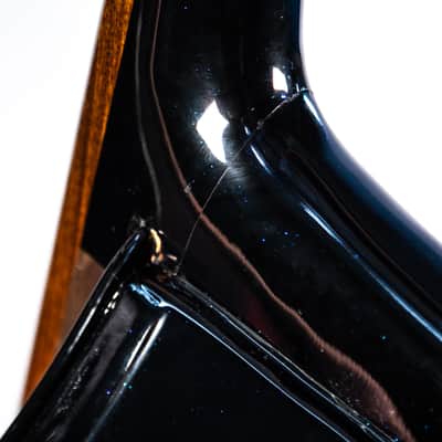 Black Upright Bass With Brian Setzer Head Headstock Owned by Brian Setzer image 11