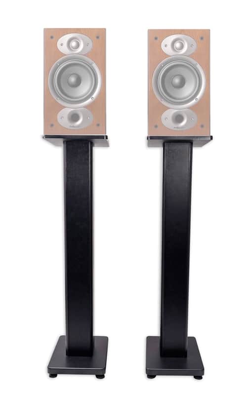Pair 36" Bookshelf Speaker Stands For Polk Audio RTI A3 Bookshelf Speakers image 1