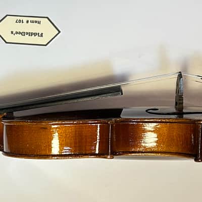 4/4 Adult Vintage Violin Unlabeled believed to be German 1910 - Varnished Maple & Spruce image 7