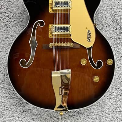 Mint Gretsch G5422G-12 Electromatic Hollow-Body 12-String, Single Barrel Burst image 1