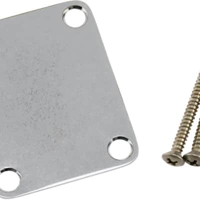 099-7216-000 Fender Road Worn Chrome Guitar Neck Plate For Tele/Strat Guitar