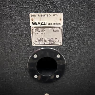 Marshall JCM 800 1982A LEAD SERIES VINTAGE 1980 G12 80 ROLA 4x12 image 6