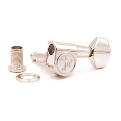 Tone Ninja Import 2-Pin tuner set, 6 Inline non-staggered, Nickel