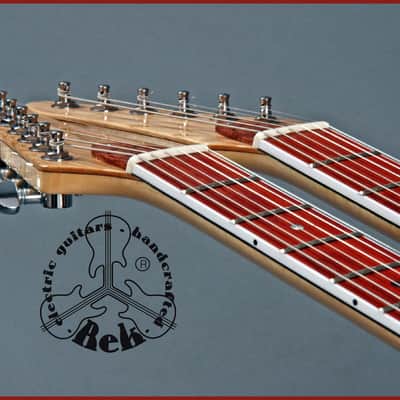 Custom REK Portato Guitar two-handed tapping touch. Like a doubleneck double neck Chapman Stick image 4