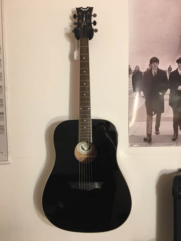 Dean AX-D-MAH-CBK Mahogany Dreadnought Classic Black image 1