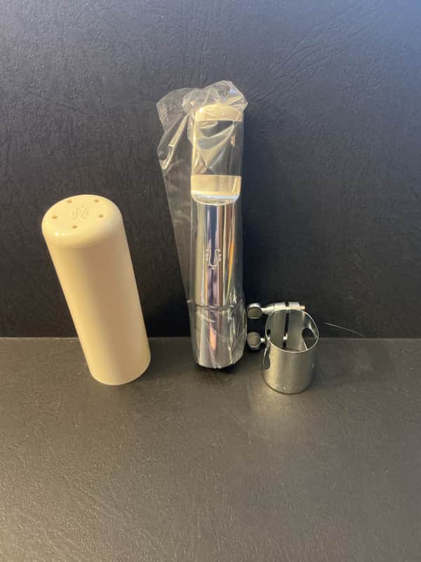 Yanagisawa Metal No. 8 Bb Tenor Saxophone Mouthpiece Y27058 - Silver Plate image 1