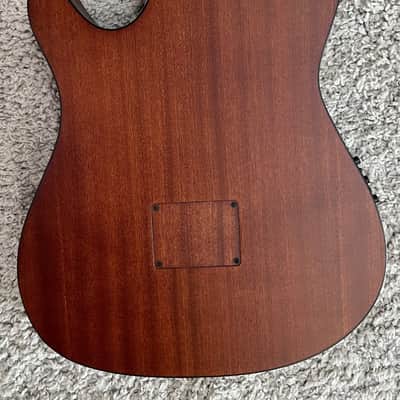 Mint Ibanez Model FRH10NBSF Acoustic Electric Classical Guitar, Brown Sunburst Flat image 4