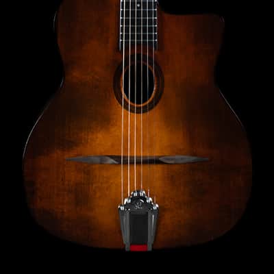 Eastman DM1-CLA Gypsy Jazz, Spruce, Rosewood, Cutaway, Dark Burst - NEW OLD STOCK image 6