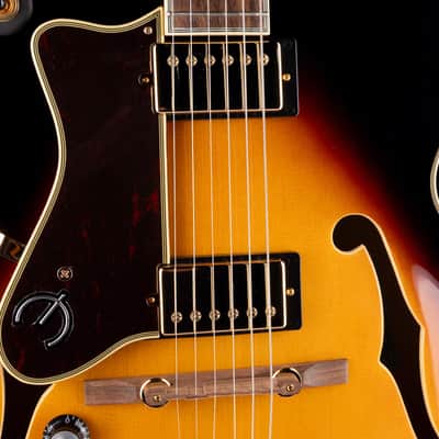 Pre-Owned 2023 Epiphone Broadway Left-Handed Sunburst With Case image 4