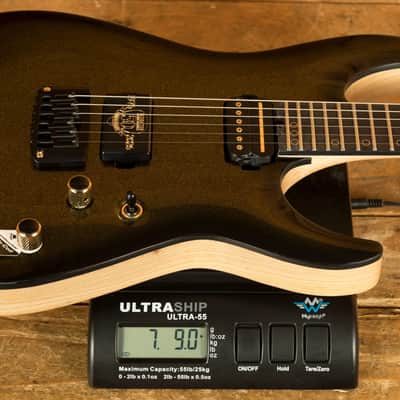 Schecter C-1 50th Anniversary - Ebony - Gold Burst image 8