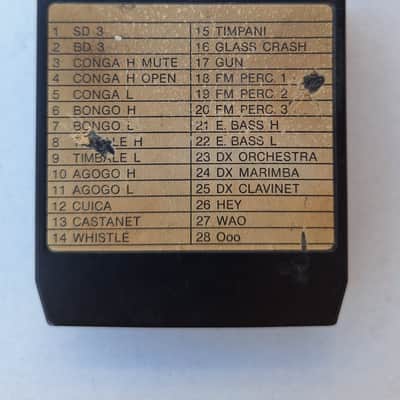Yamaha RX-5 ROM Cartridge image 2