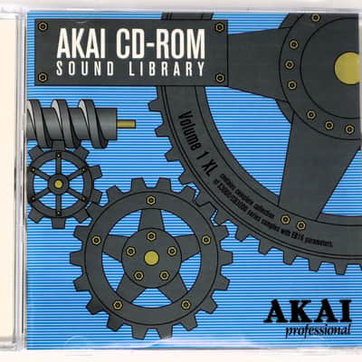 Akai Professional Sound Library Volume 1 Akai Format Sample Library Sampling CD 1996 image 1