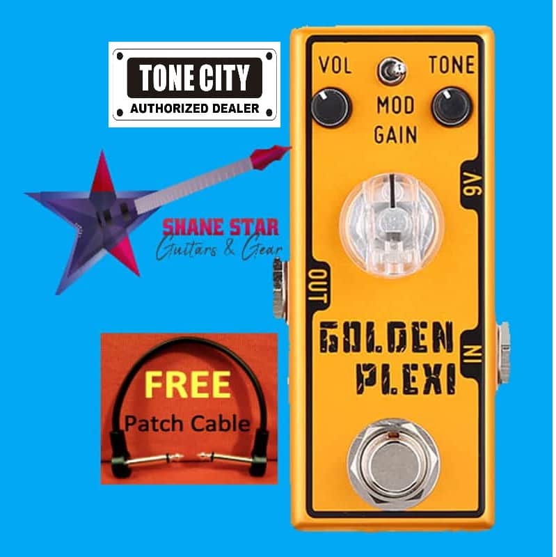 Tone City Golden Plexi V2 MOD SWITCH V2025 Legendary British Amp Crunch to High-Gain Distortion!! image 1